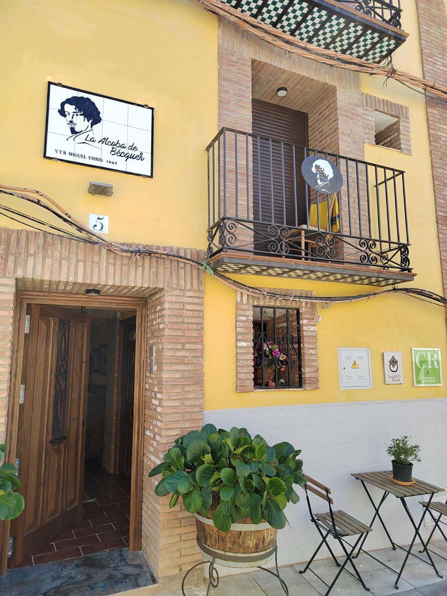 La Alcoba De Becquer Pensionat Vera de Moncayo Eksteriør billede